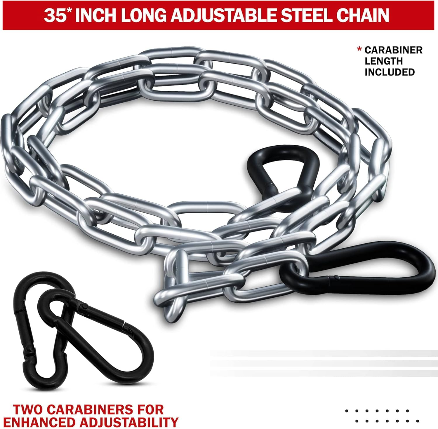 RDX Neck Harness Weight Lifting Training, Head Harness Exerciser, 4MM Padded Neck Builder, 90CM Long Adjustable Steel Chain, Gym Boxing Strength Resistance Workout, Strengthener Trainer Equipment image number 3