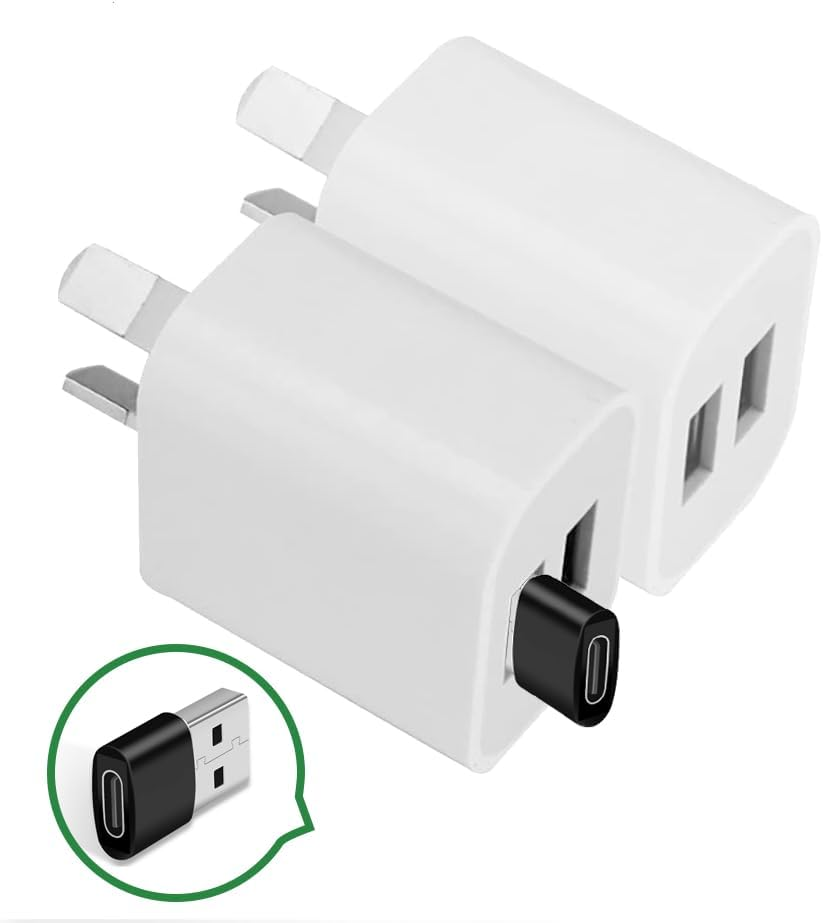 KIYOSAKI USB Plug Charger, USB Wall Chargers 2 Ports 5V/2.0A Power Adapter Compatible with Iphone 11 Pro/Xs Max/Xr/X/ 8, Ipad Air/Mini, Samsung S20/ S10E/ S9, Note 10 Plus, LG G8, Huawei and More&hellip; image number 6