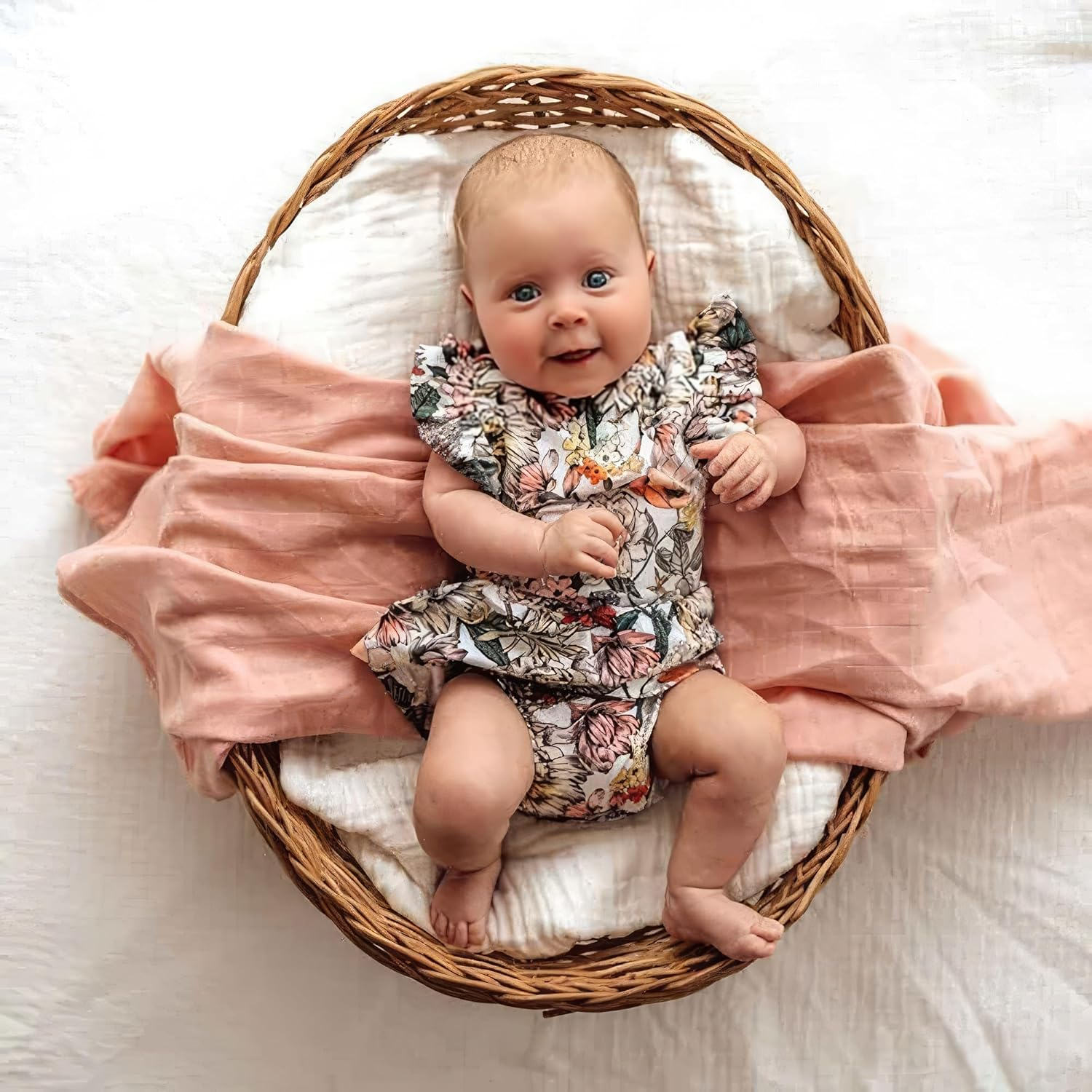 Snuggle Hunny Cotton Baby Dress - Soft, Stretchy, Perfect for Crawling and Walking Toddler Dress image number 5