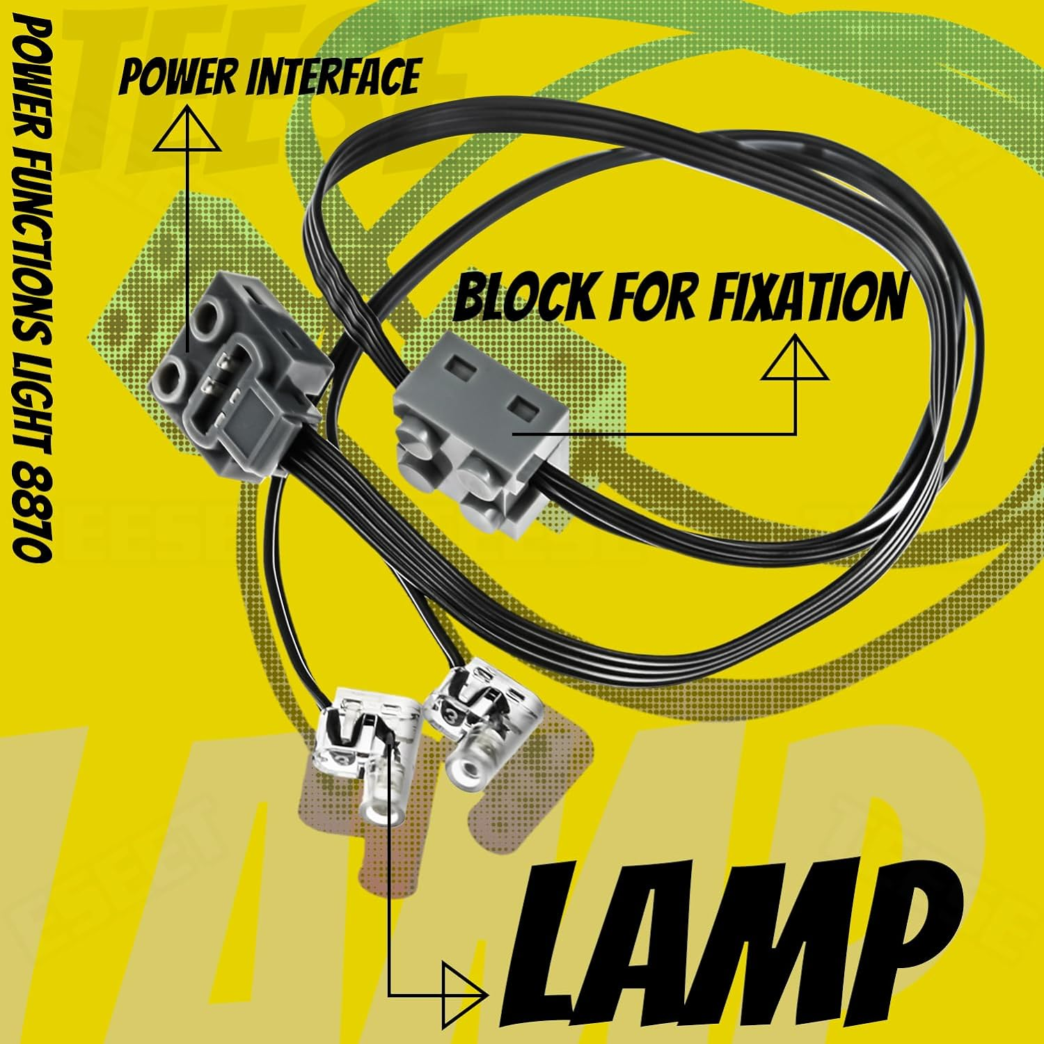 TEESE 50Pcs Technic-Motor Set with Battery-Box-Switch-Cable, Gear-Axle-Universal-Joint, Compatible with Technic-Parts image number 3