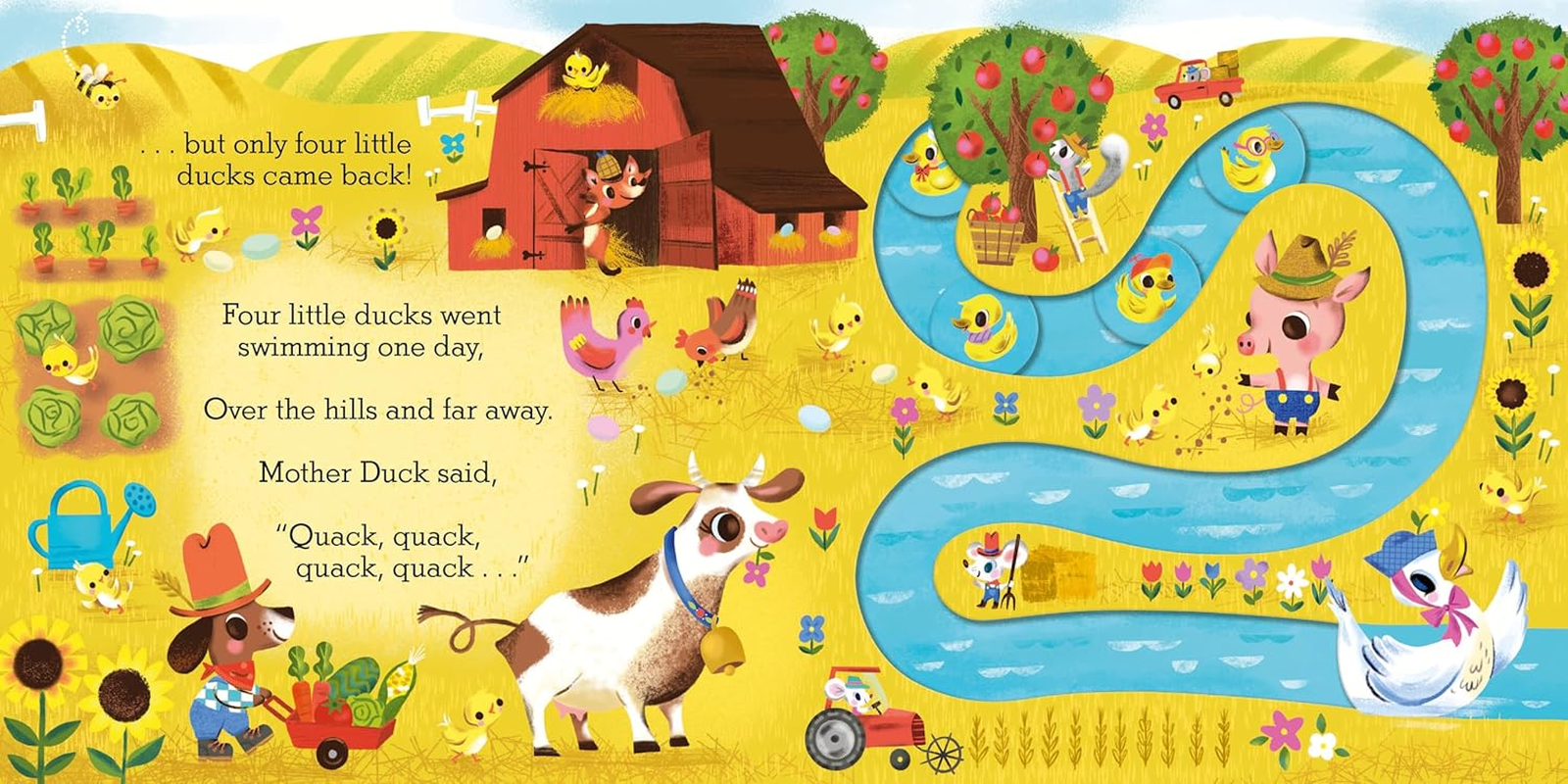 Five Little Ducks: a Slide and Count Book