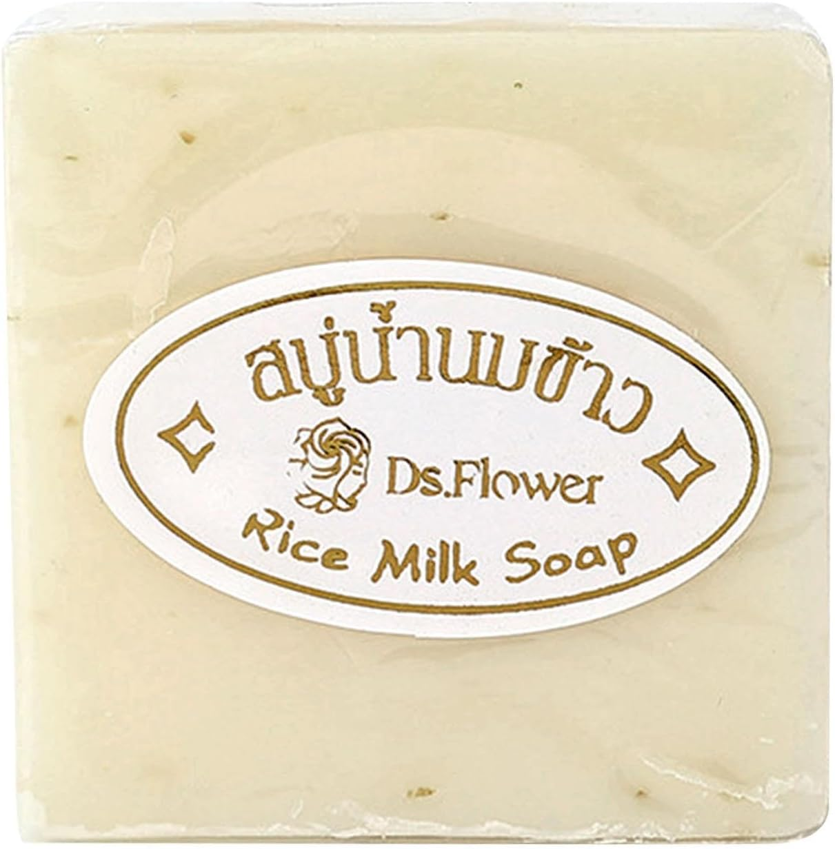 Rice Soap,Natural Moisturizing Thai Rice Soap - Brightening Handmade Goat Milk Soap Body Cleansing Soap for Face, Hand, Bath, Rich Lather image number 3