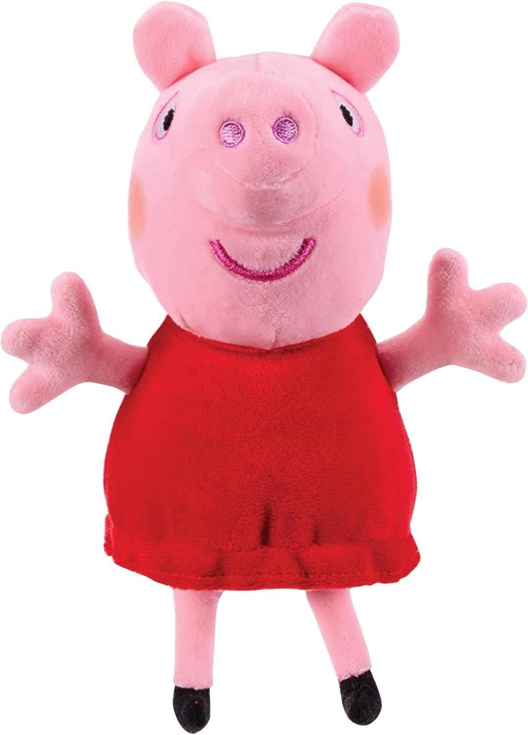 Peppa Pig Plush Toy Set, Soft Polyester Siblings Pack with Peppa, George & Baby Evie, 18Cm X 11Cm X 22Cm, Ages 18+ Months, 0.26Kg image number 4