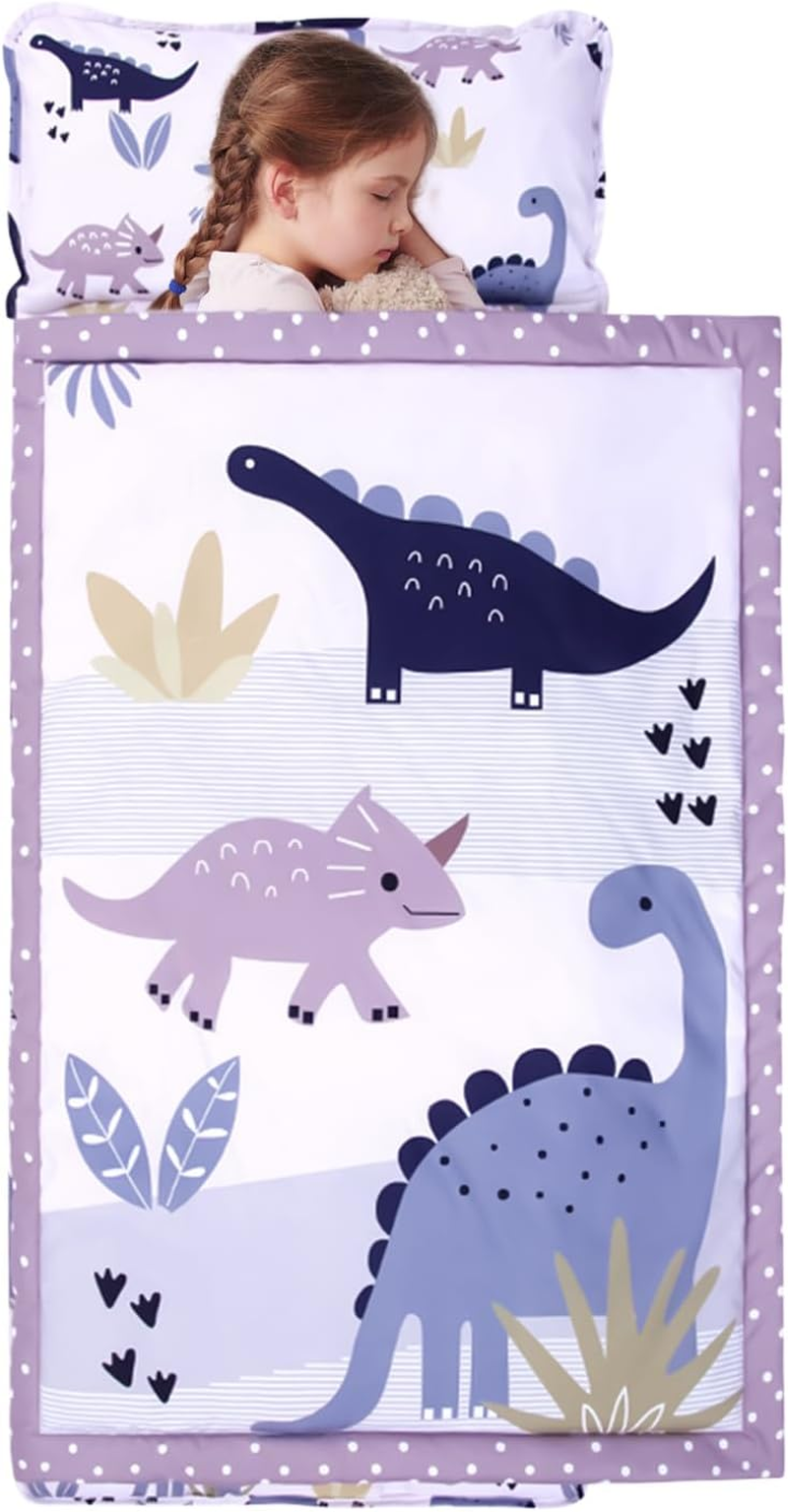 Nap Mats for Preschool,Removable Child Sleeping Bag for Travel - Children Cartoon Portable Rest Mat for Preschool Travel Camping Naptime Slumber Bedroom Home