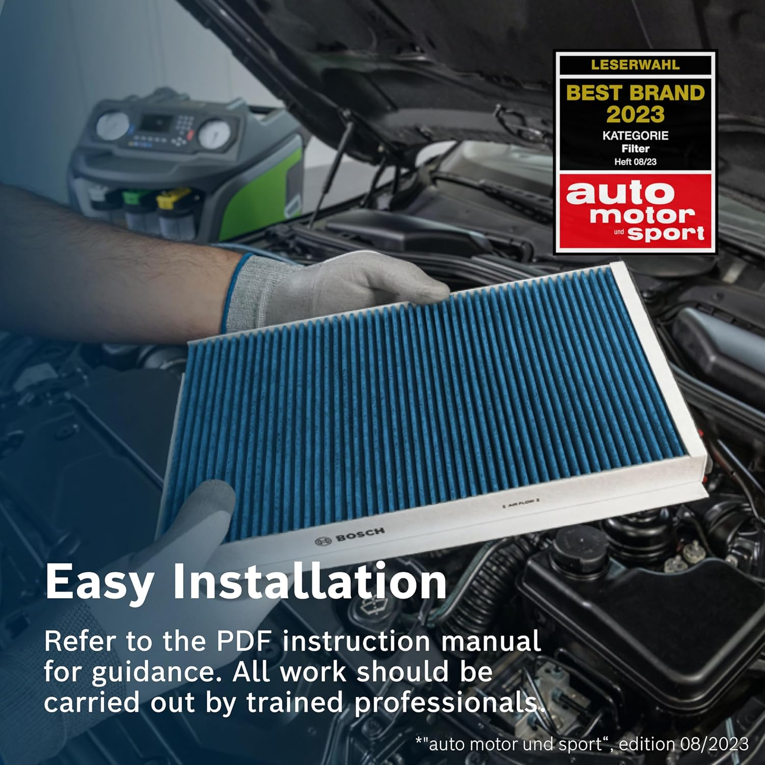 BOSCH Aeristo Premium Cabin Air Filter AP-T07, Removes Dust, Pollen and Bacteria for Cleaner Air inside Your Vehicle image number 5