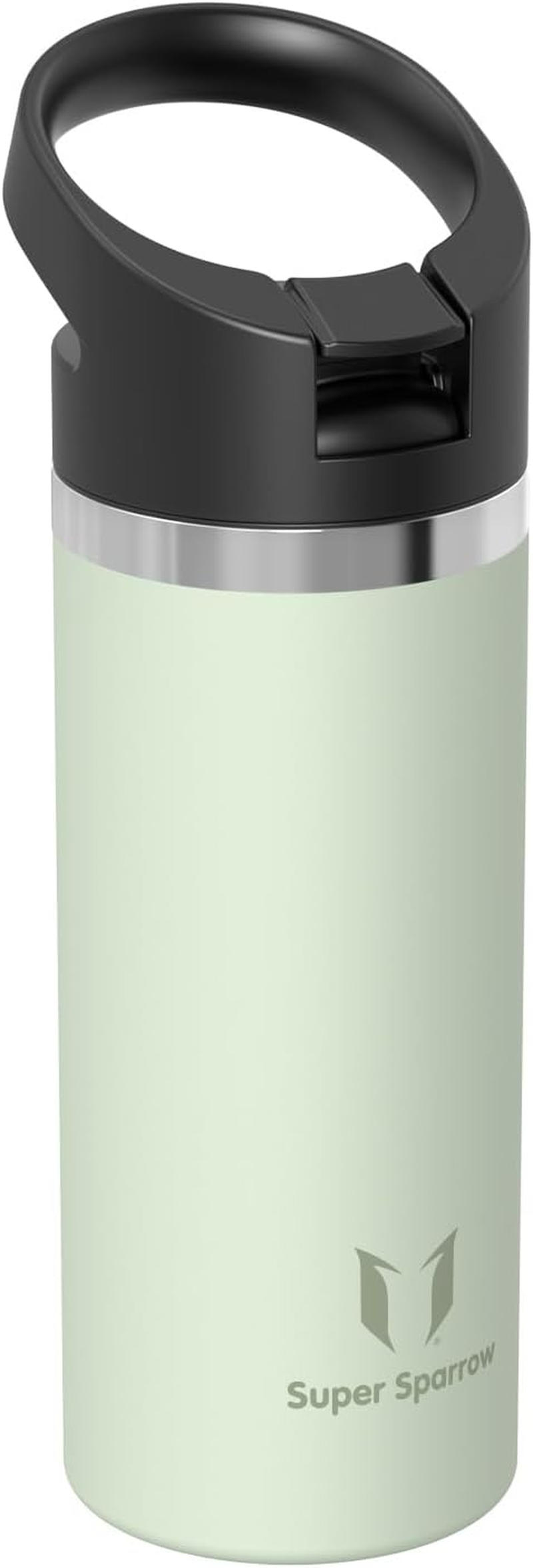 Super Sparrow Children'S Water Bottle, 500 Ml, Wide Opening Swivelsip Thermos Flask, Bpa-Free Thermos Flask, Ergonomic Drinking Bottles, Straw for Sports, Travel, School, Outdoor image number 7