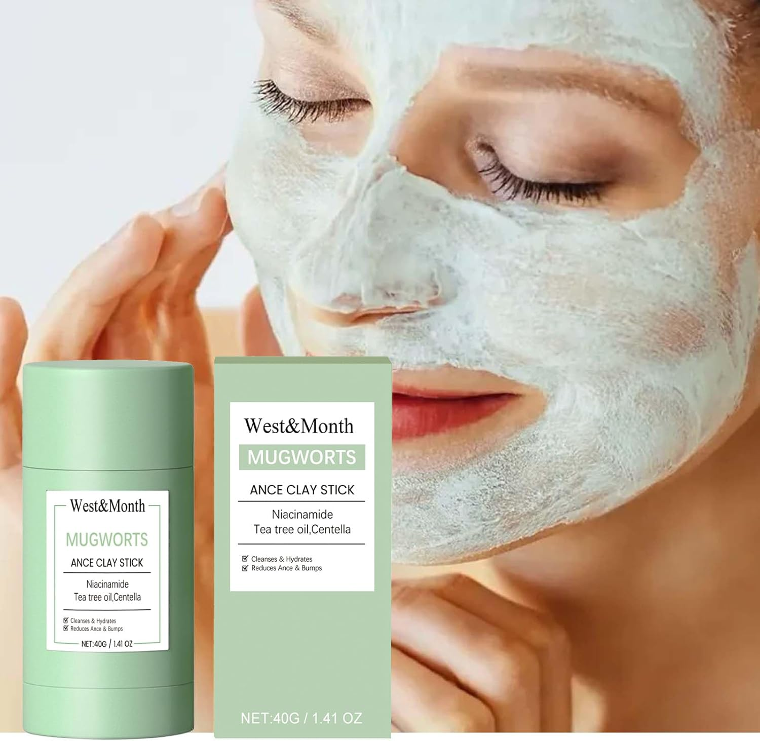 Blackhead Removal Mud Mask &ndash; Deep Pore Cleansing & Gentle Hydrating Facial Mask for Smoother Skin
