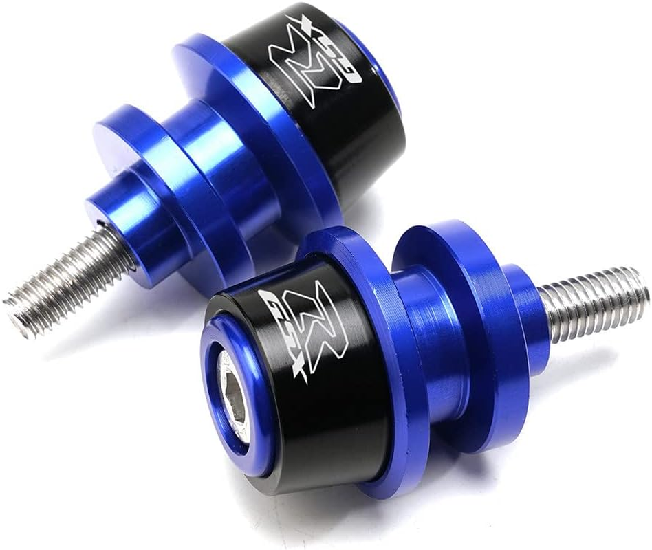 Motorcycle Swing Arm Spools Sliders, CNC Swing Arm Stand Screw, Swingarm Stand Paddock Compatible for Suzuki GSXR1000 GSXR1300 GSX8R GSX-8R GSXR600 GSXR750 GSXR 125 GSXR 150 (Black) - Gold image number 3