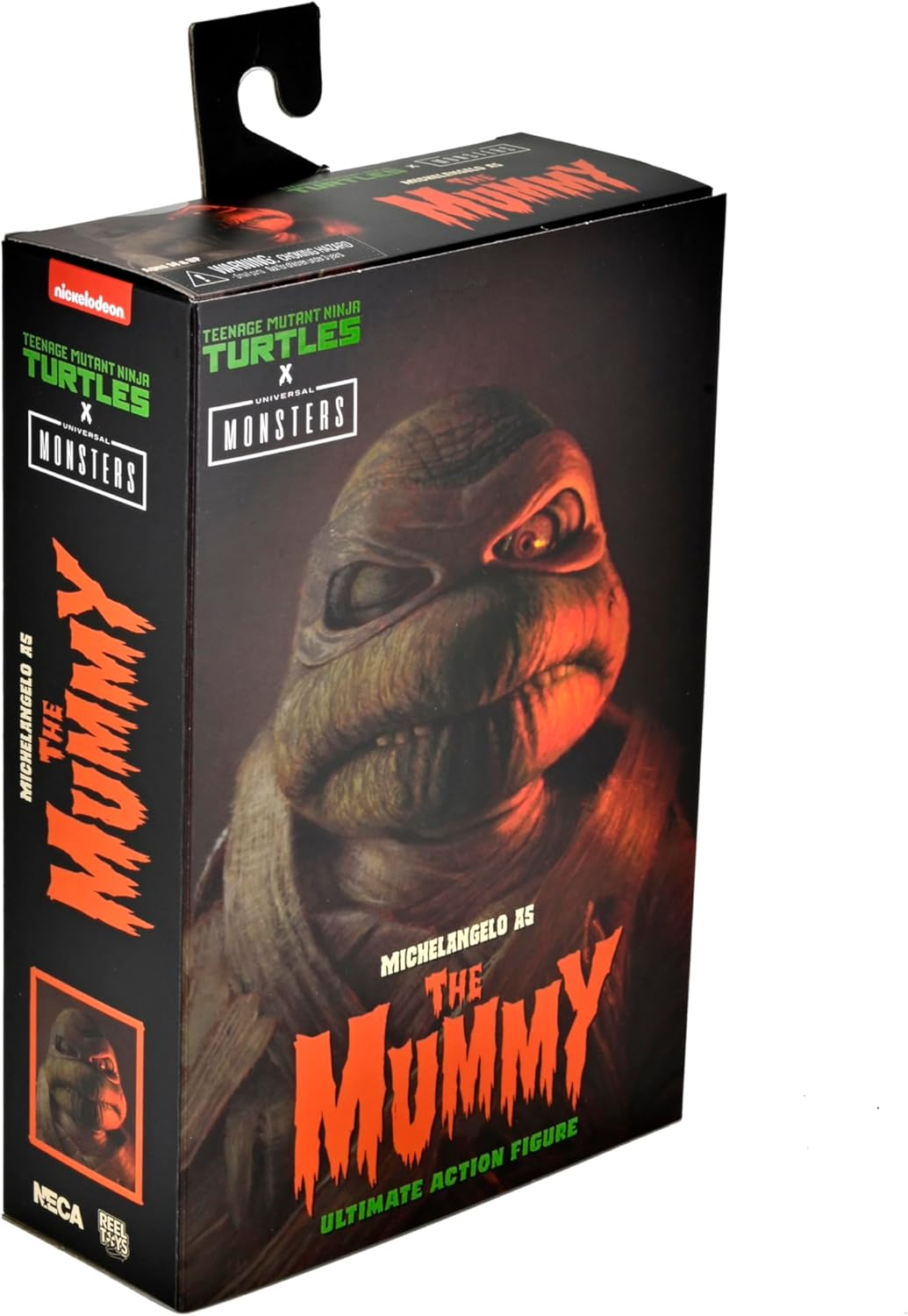 NECA Ultimate Michelangelo as the Mummy - 7" Action Figurine - Teenage Mutant Ninja Turtles X Universal Monsters - Collectibles image number 1