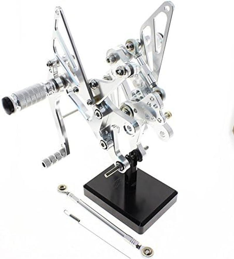 FXCNC CNC 98-03 R1 Billet Motorcycle Rearset Foot Pegs Rear Set Footrests Fully Adjustable Foot Boards Compatible with YZF R1 1998-2003 image number 3