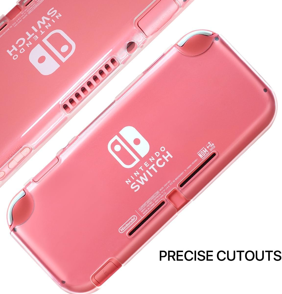 Switch Lite Case Protective Case for Nintendo Switch Lite, Case Compatible with Nintendo Switch Lite Soft TPU Cover - Transparent image number 3