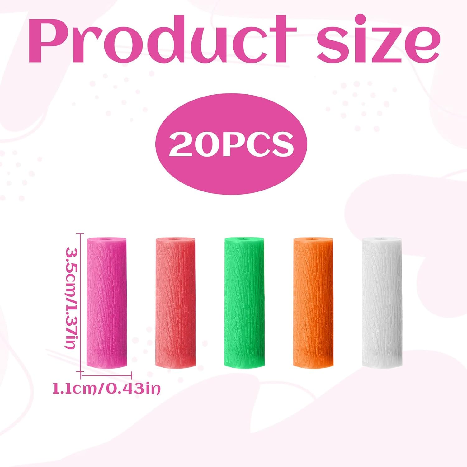 Aligner Chewies, 20 Pcs Aligner Tray Seaters for Trays Aligner, Silicone Orthodontic Chompers, Reusable Dental Teeth Aligner Chewies, Chewies for Invisalign Aligners (5 Colors) image number 5