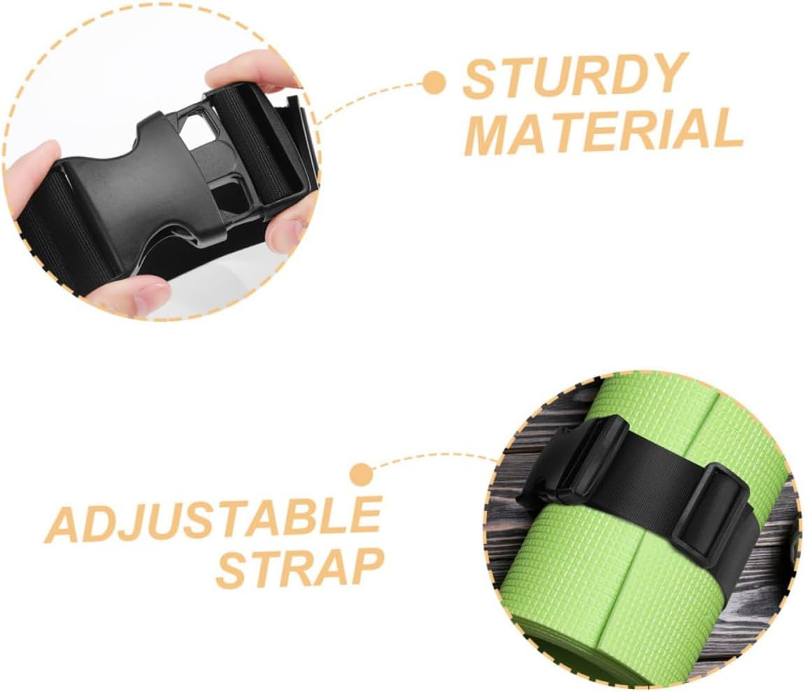 Abaodam 2Pcs Versatile Buckle Straps Adjustable Suitcase Belt Backpack Buckle Strap for Travel Outdoor Activities image number 5