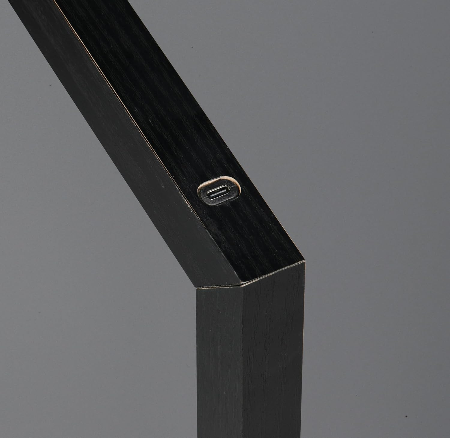 Reality Leuchten Skip R55951132 LED Battery Table Lamp Metal/Mdf Black Matt with 2 Watt LED, Sensor Dimmer, Magnetic Holder