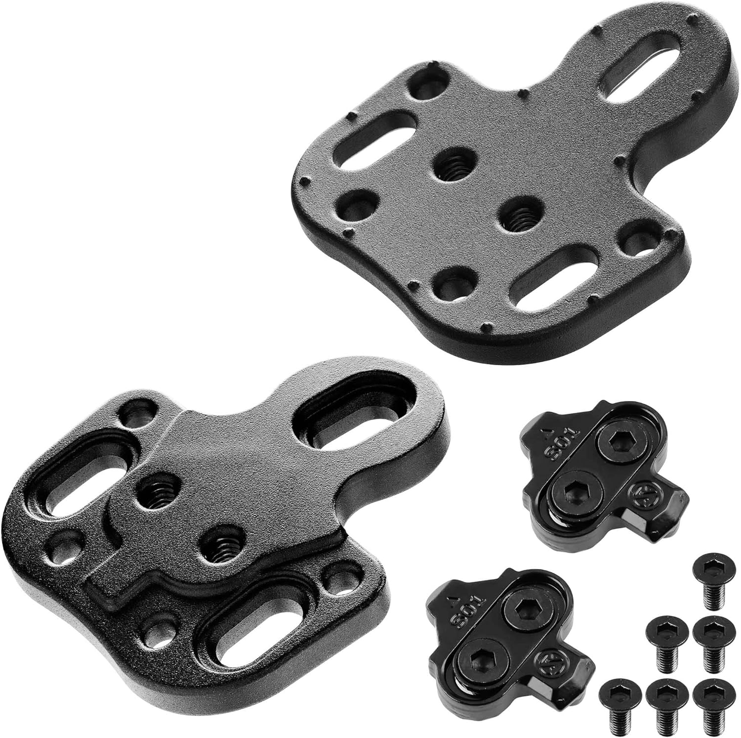 Cyclingdeal Bicycle Shoes Cleats Adapters - Using MTB Type SPD Cleats on Road or Indoor Bike Shoes with 3 Holes - Compatible with Shimano SPD Crankbrother - Converting Adapters image number 6
