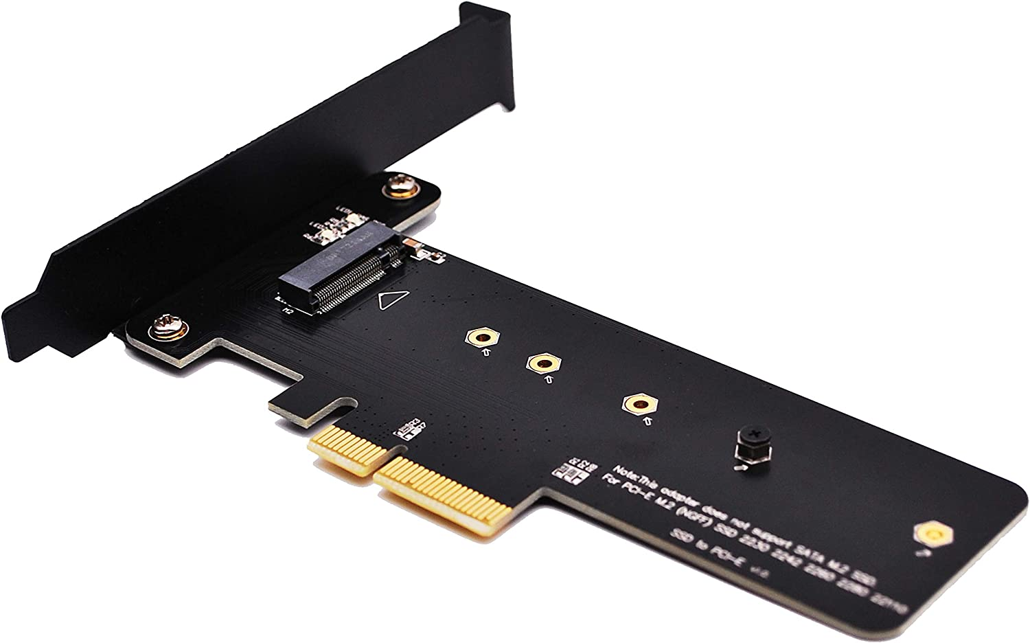 EZDIY-FAB M.2 Nvme SSD NGFF Pcie Card to Pcie 4.0 X4 M2 Adapter (Support M.2 SSD 22110,2280, 2260, 2242) image number 1