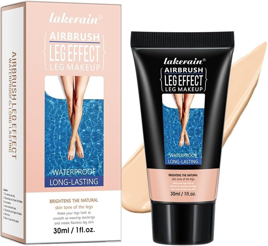 Airbrush Leg Makeup, Waterproof Long-Lasting, 30Ml, 3 Shades Available (FAIREST GLOW, 30Ml)