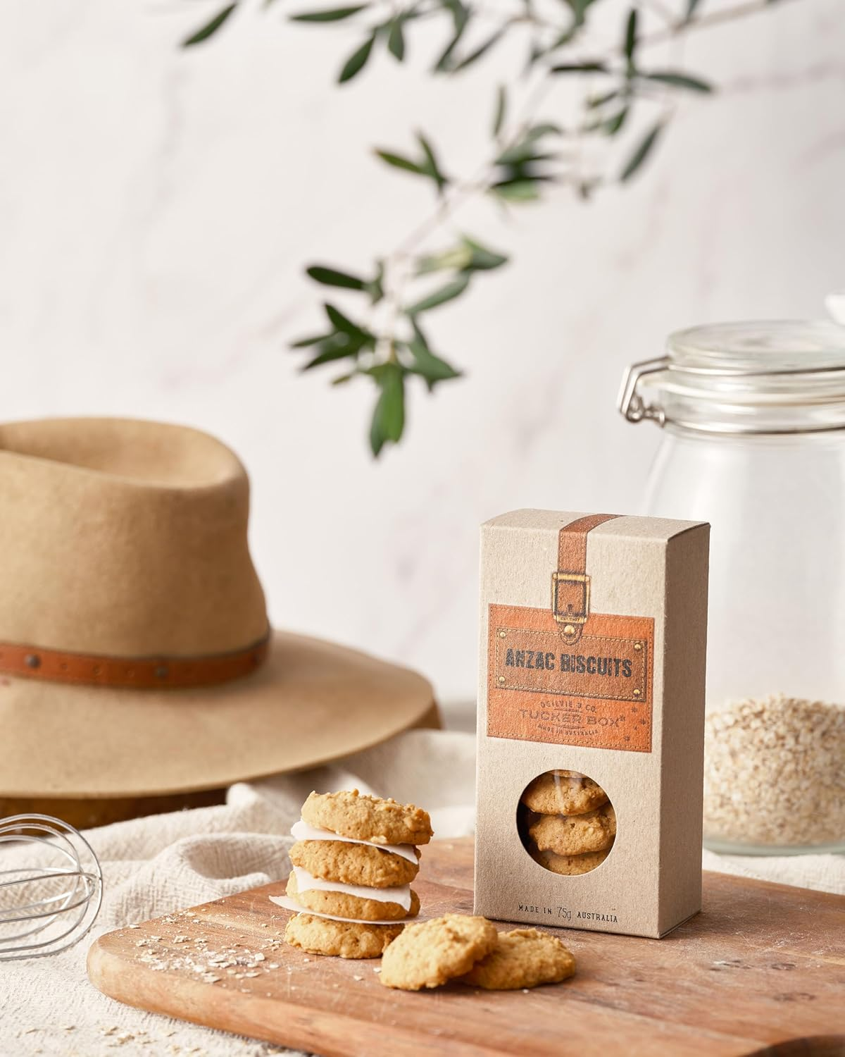 Ogilvie & Co Tucker Box Anzac Cookies 75 G