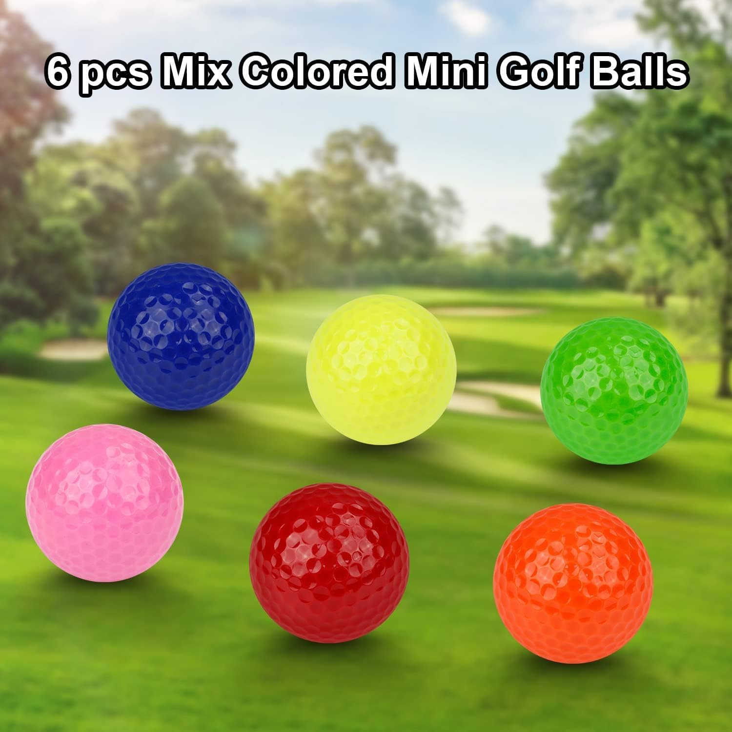 KOFULL New Glow-In-The-Dark Golf Balls with 12-Minute Reset Timer, Super Bright LED Light up Golf Balls - with 4 Leds Core - Great for Night Golf, Backyard Putting Green, Gifts