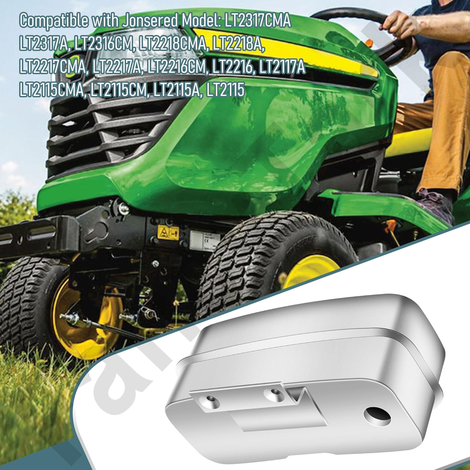 532188655 Muffler Compatible with Husqvarna CT153, CT154, CTH194, CTH2038, LTH2038, LTH171, LT154 Lawn Mower