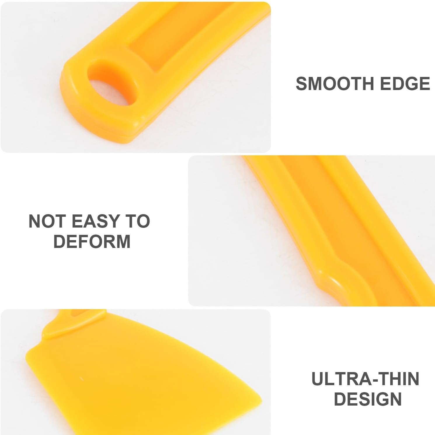 Coehaopike 2Pc Plastic Honey Spatula Honey Uncapping Scraper Honey Uncapping Tool Honey Collector Beekeeping Tools Honbee Scraper Beekeeping Equipment Hive Accessories Honey Extractor Yellow image number 5