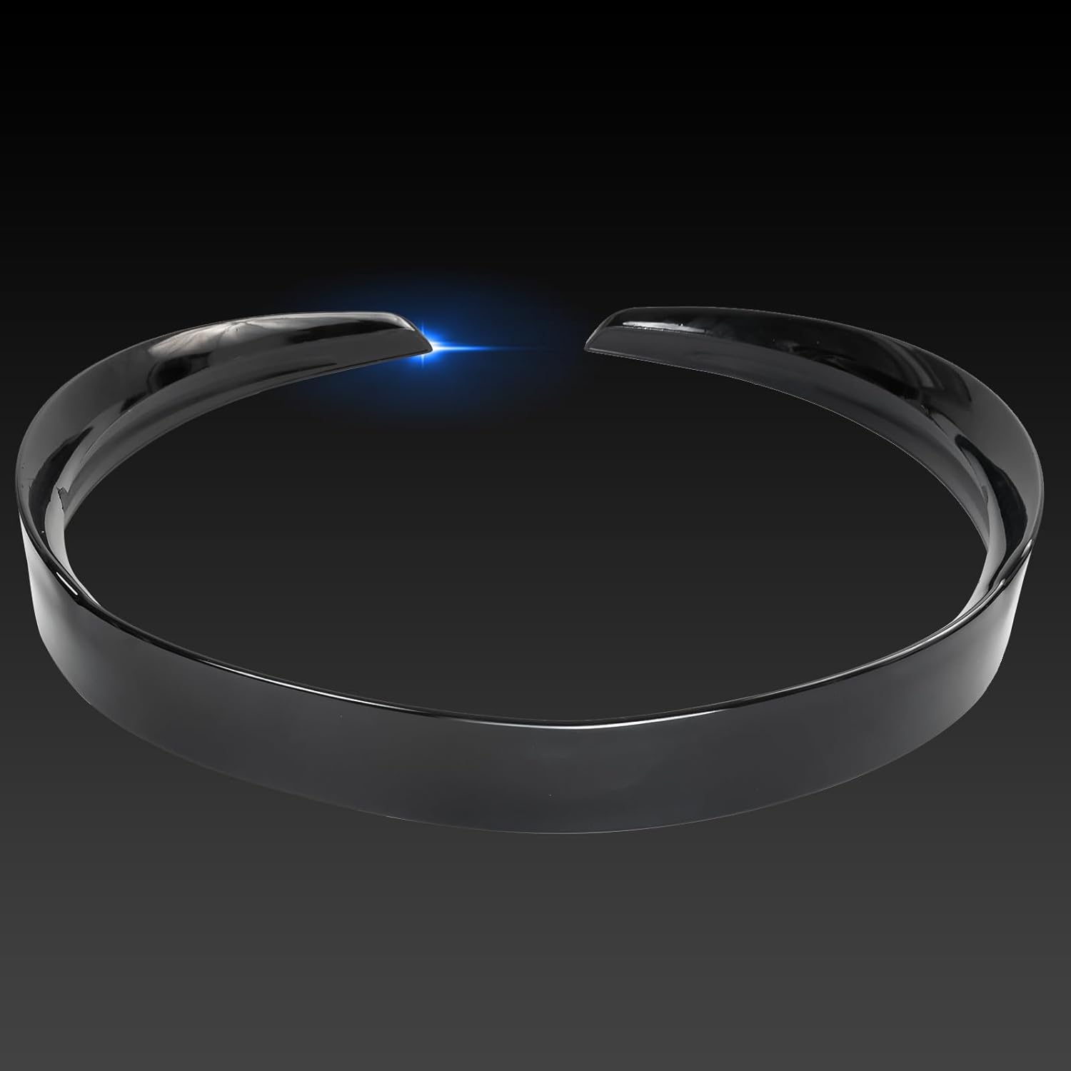 AUTOXBERT Rear Spoiler Wing Universal V-Style Trunk Spoilers for Cars Sedan Saloon Accessories (Glossy Black) image number 1