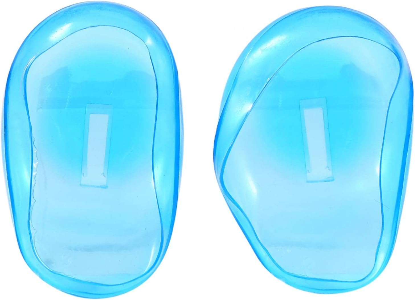 Ear Protection Tools, Hair Color Earmuffs,2Pcs Blue Ear Cover Shield anti Staining Plastic Guard Protects Earmuffs from the Dye Great for Home Personal Use or Business Hairdressing Salon Use image number 1