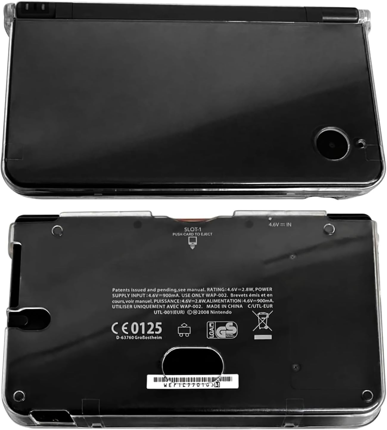 OSTENT Hard Crystal Game Case Clear Cover Shell for Nintendo Ndsill Ndsixl image number 4