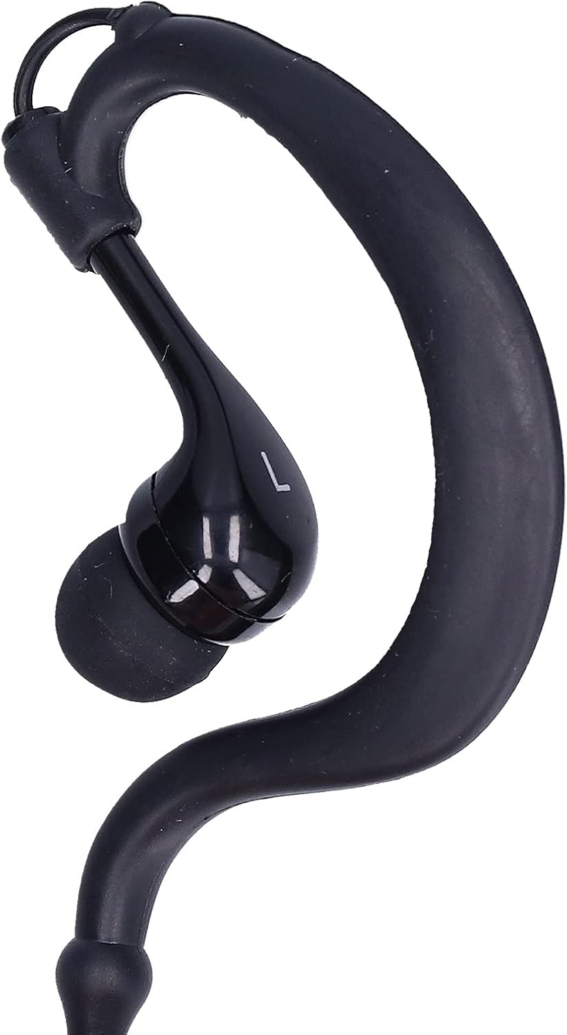 Leapiture Swimming Headphones, Ultralight IP68 Waterproof Sports Headphones 3.5 Mm Plug Cable Interchangeable Ear Plugs Headphones for Swimming Running Surfing (Black) image number 1