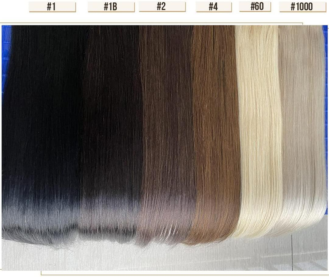 50 Grams Clip on Human Hair Extensions Ombre Color 3Pcs 100% Machine Remy Human Hair Hairpins Clip in Hair Extensions 1B 18 Inches 100 Gram 2 Set image number 1