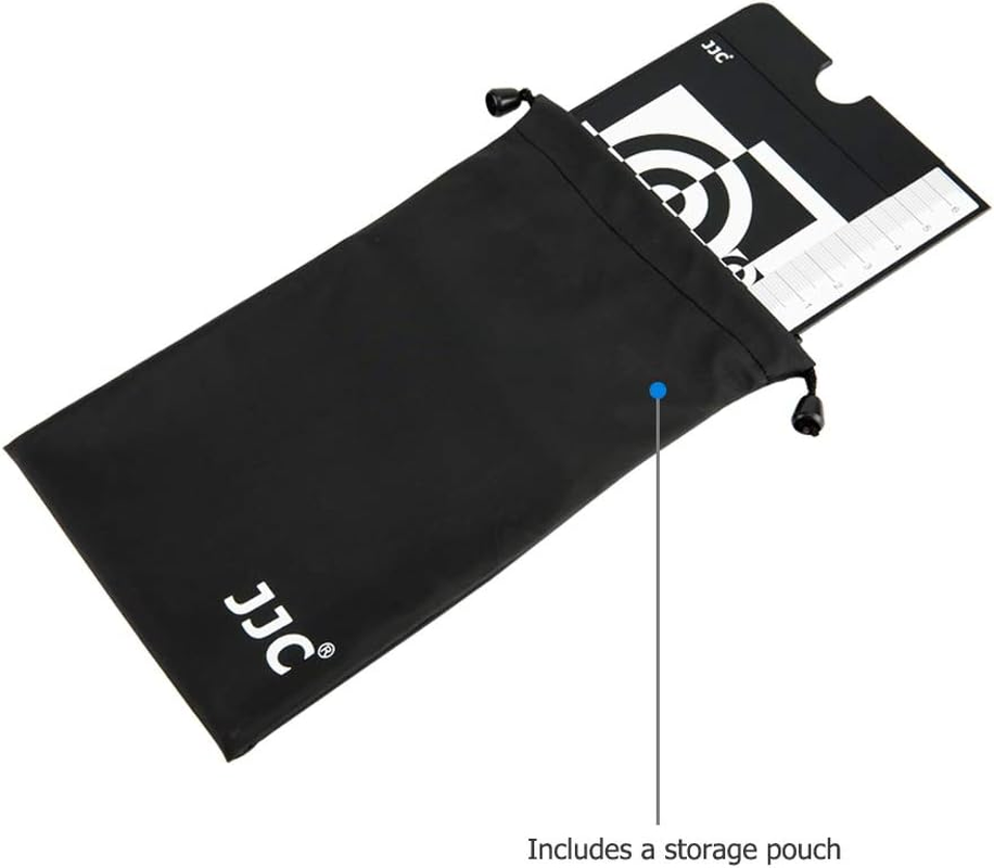 JJC Professional Camera Lens Auto Focus Calibration Tool Chart,Help Fine Tune Focus of Lens via Select DSLR Camera Has AF Fine Tune AF Micro Adjustment Function to Achieve the Greatest Image Sharpness