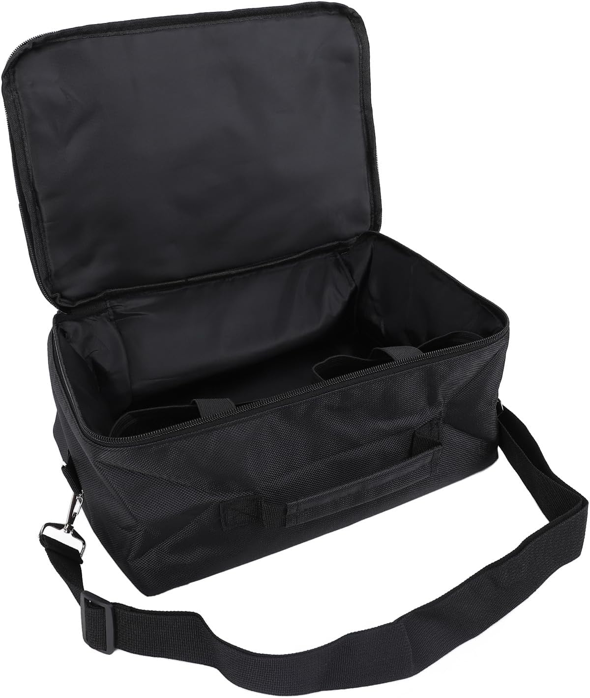 Large Capacity Game Console Travel Case with Adjustable Shoulder Strap, Shock Proof Water Resistant Oxford Cloth Protective Bag for Controller, Designed with 2 Separate Large image number 5