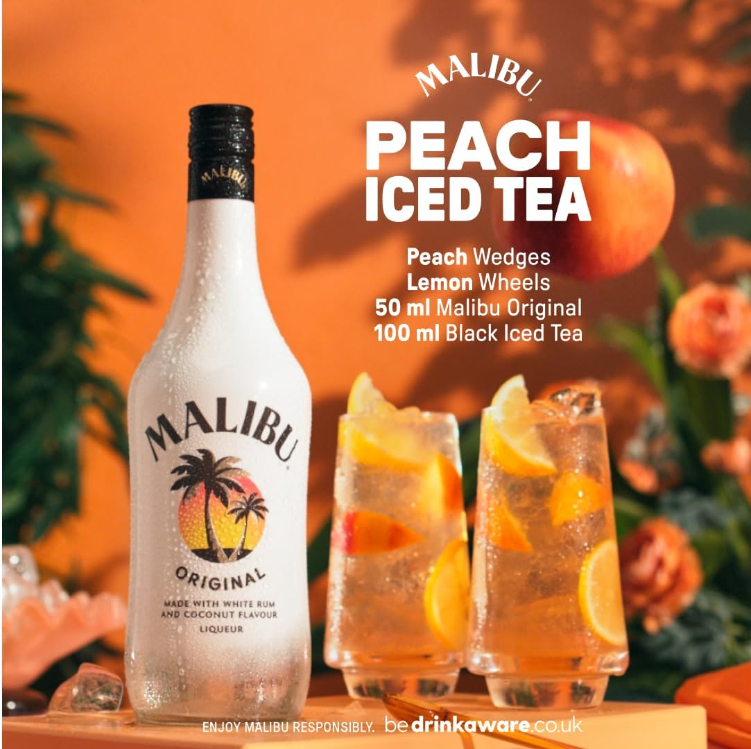 Malibu White Rum 1L image number 3