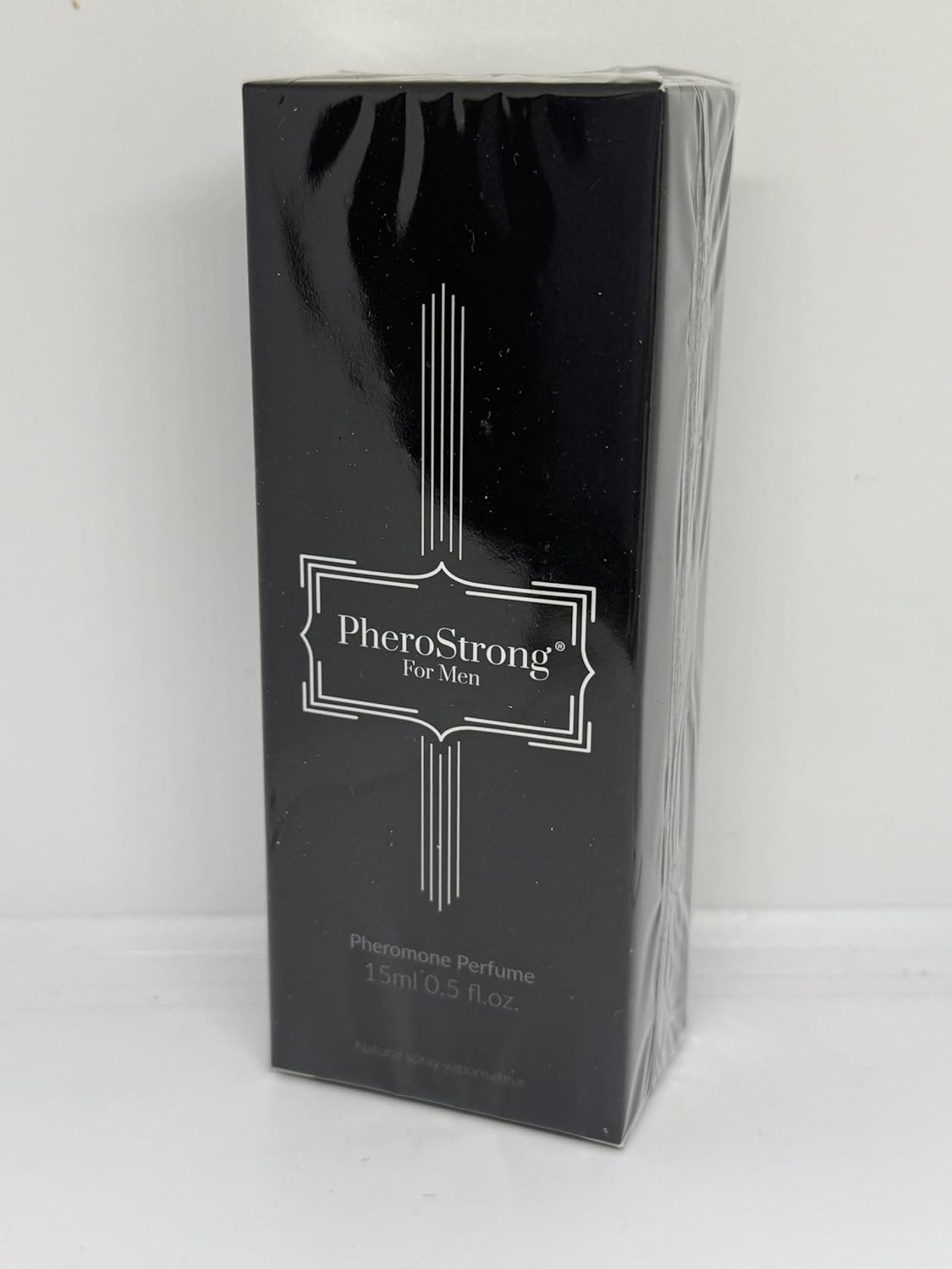 Pherostrong Pheromone for Men &ndash; Eau De Toilette with Citrus, Jasmine, and Ambergris, Long-Lasting Freshness, Masculine and Invigorating Scent for Active Men 15 Ml