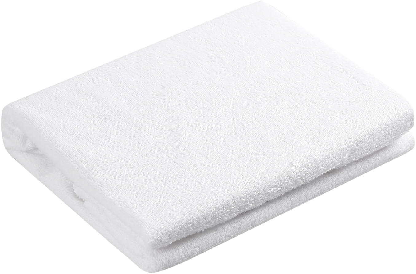 Dreamaker Cotton Terry Towelling Waterproof Pillow Protector for Babies | Moisture Absorbent, Breathable, Temperature & Moisture Control | Purafresh Treated Fibres | 40 Cm X 60 Cm - Pack of 2 image number 2