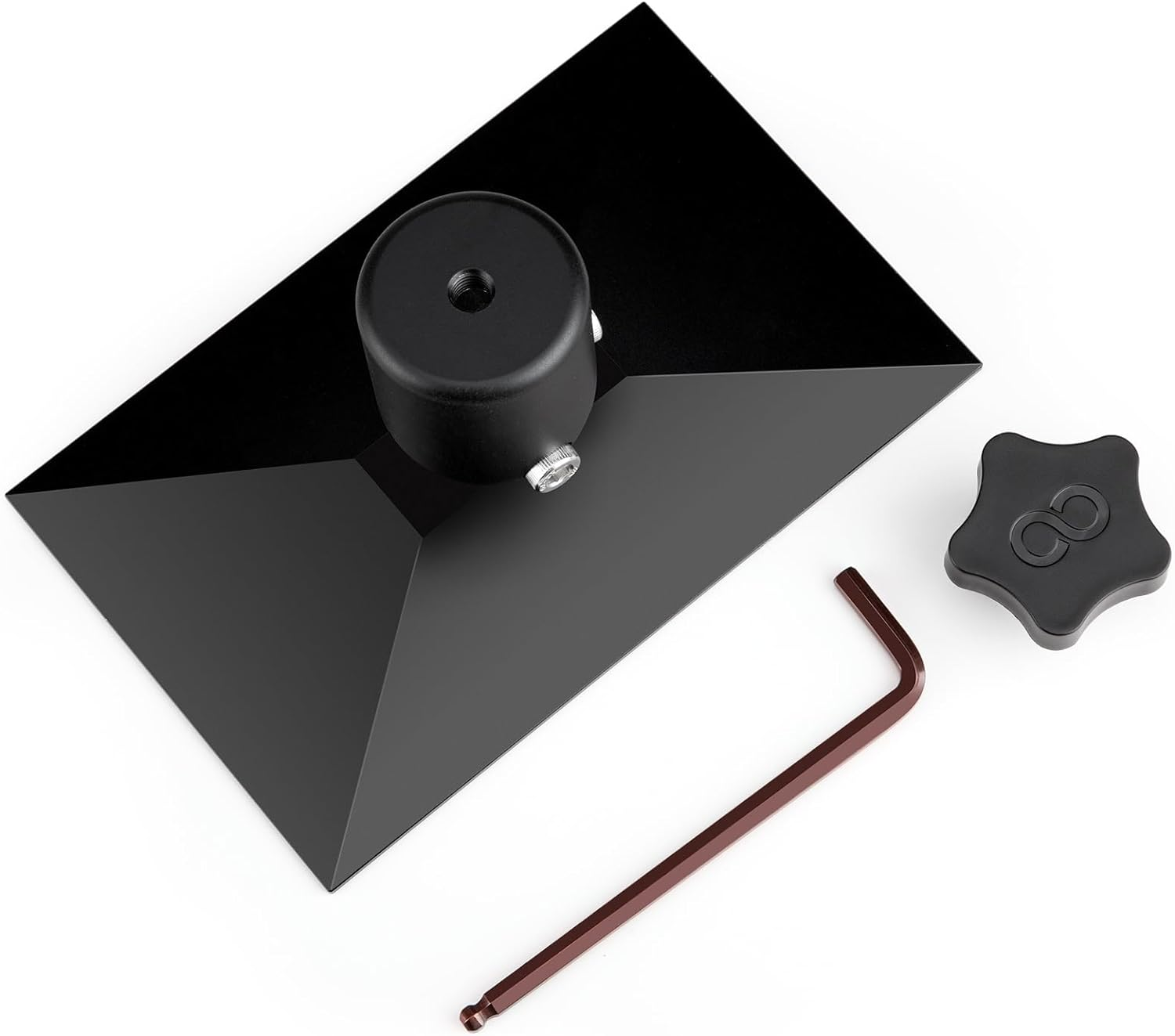 ELEGOO Build Plate for 3D Printer Mars 4 MAX LCD, Replacement Build Platform with Laser-Carved Surface and Non-Slip Hexagon Socket Screws, Compatible with Mars 4 MAX, 204 * 129Mm