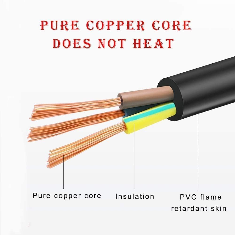 Mains Power Lead Cable Cord for Marshall Fender AMP Amplifier Guitar - 2M Long(Comes with REUSABLE CABLE TIE) image number 3