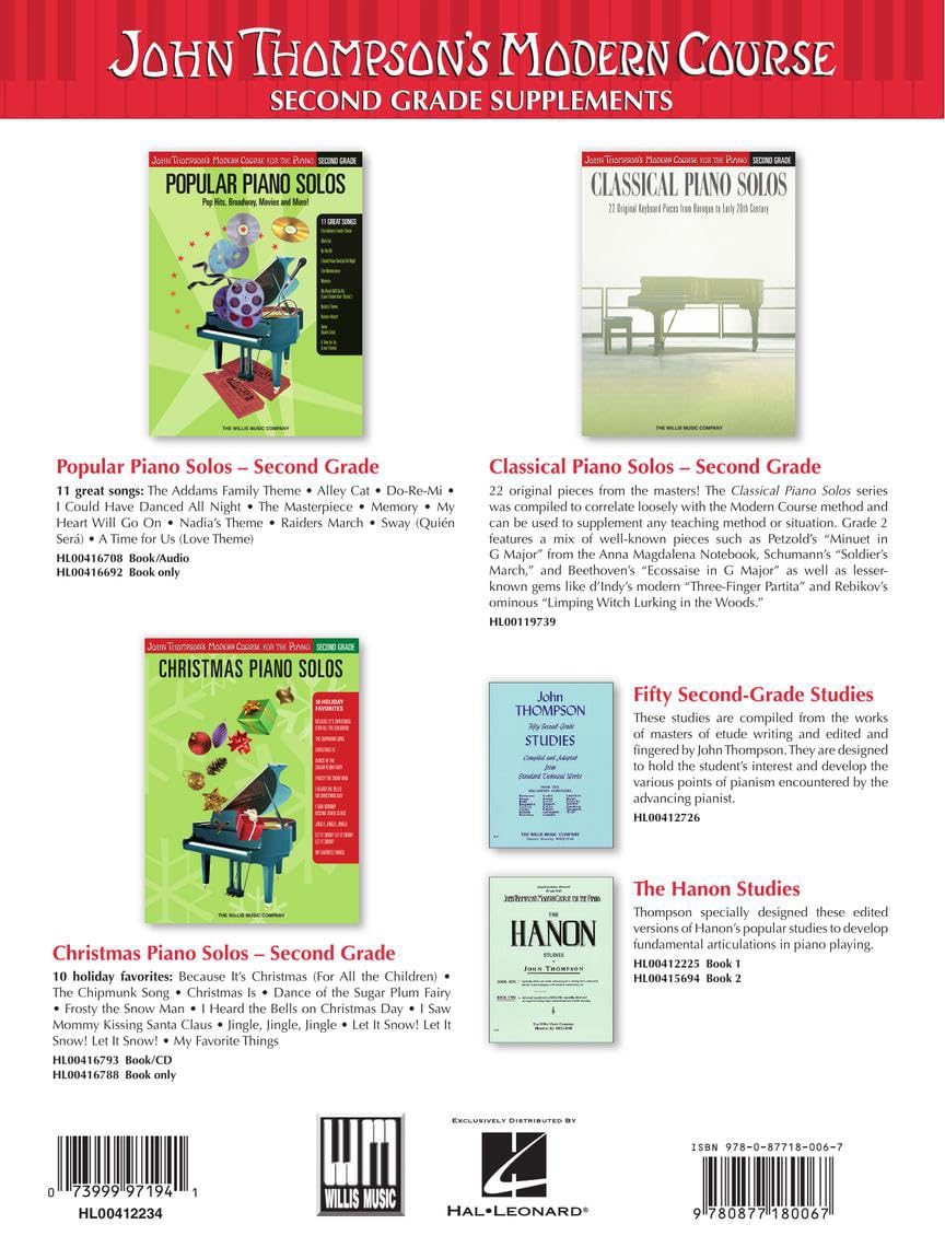 John Thompson'S Modern Course for the Piano - Second Grade: Perfect for Beginners Who Began with Teaching Little Fingers! image number 3