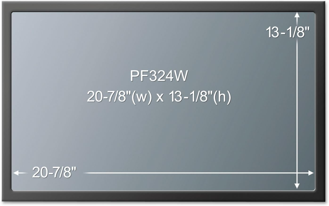 3M Framed Privacy Filter for 24.0" Widescreen Monitor (16:10 Aspect Ratio) PF240W1F