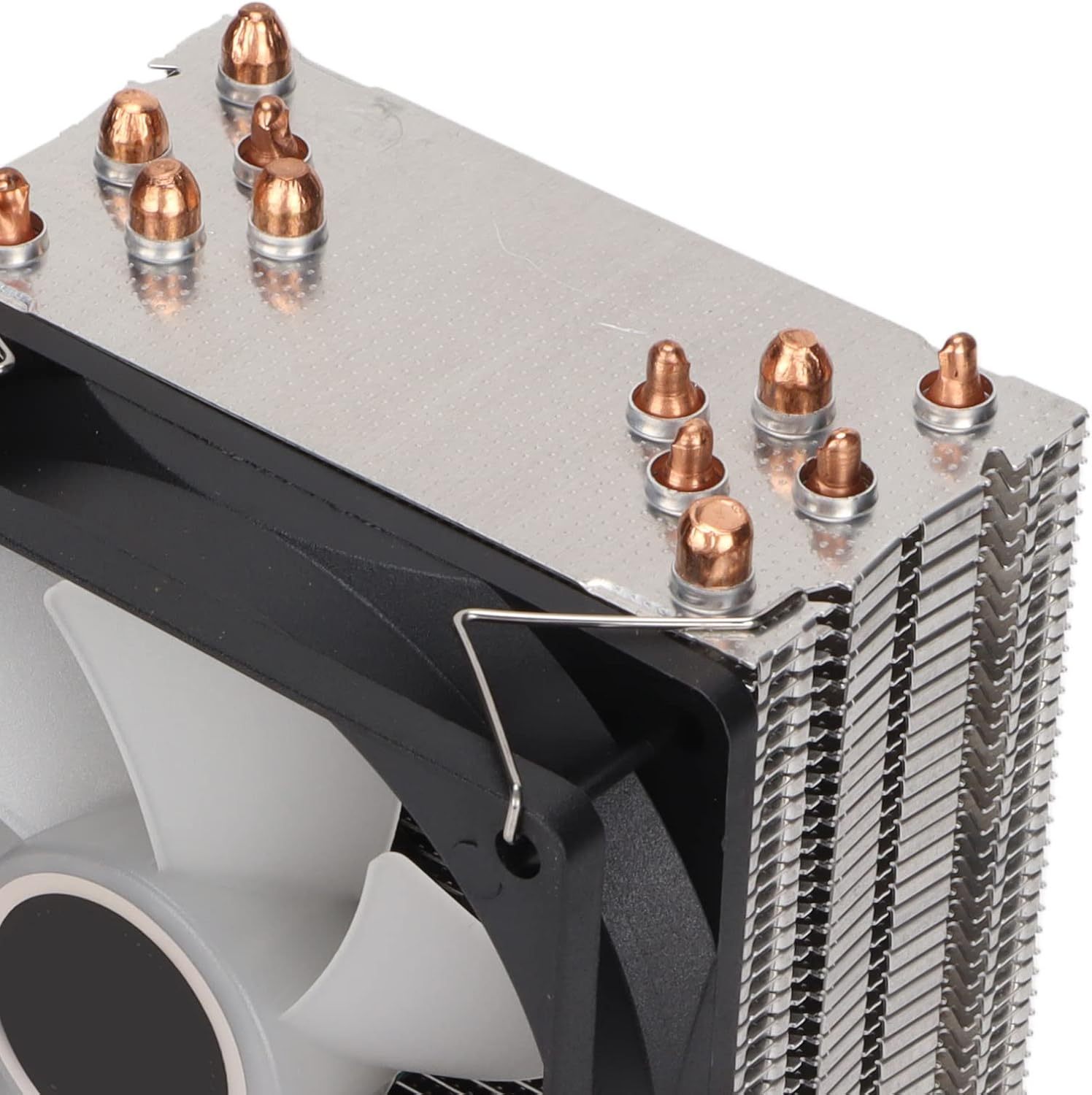 Bewinner RGB CPU Air Cooler with Lighting Effect - Silent Design, Universal Compatibility, 90X90X25Mm Computer Cooling Fan (Single Pack)