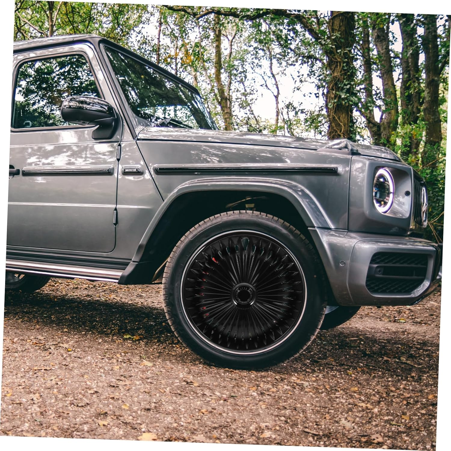 MOLUCKFU Automotive Wheel Hub Cover 15In Universal Fitment Decorative for Car Vehicle Auto image number 1