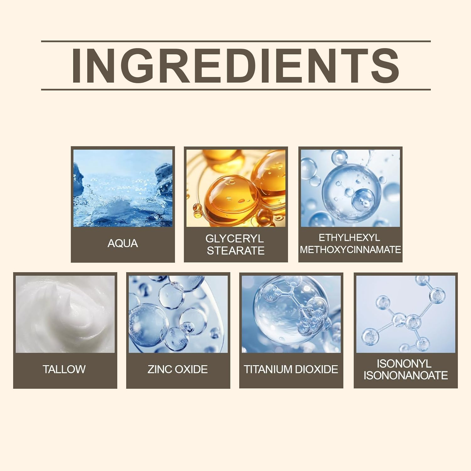 2 PCS Beef Tallow Cream |Grass Fed Whipped Beef Tallow Moisturiser |Protective Makeup Base,Non-Greasy Natural Cream for Sensitive Skin image number 5