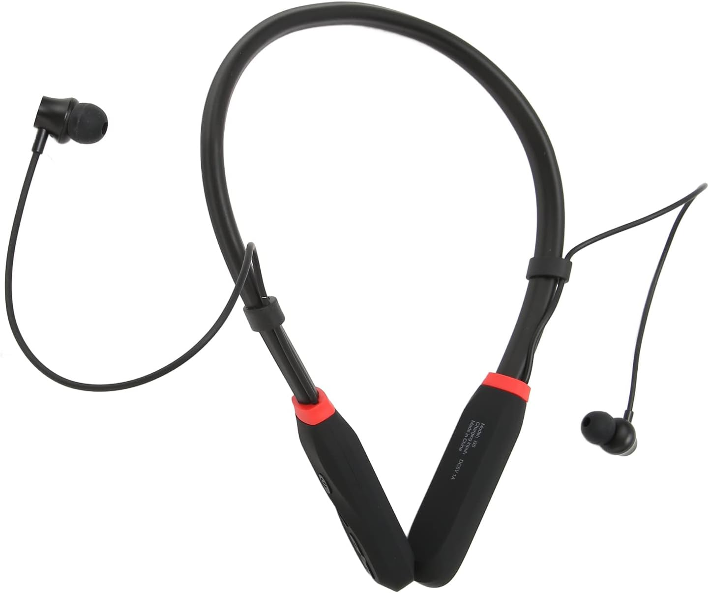 TOPINCN Multifunctional Neckband Headphones Wireless Earbuds Hifi Stereo Deep Bass for Sports, Stable to Wear Ergonomic Design Long Battery Life for Video Journeys, 1000Mah image number 4