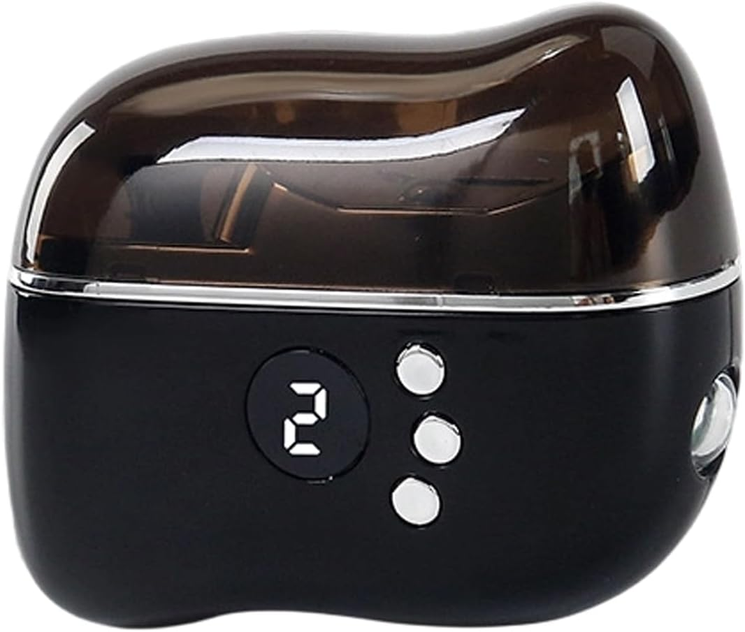 Electric Nail Clipper | Toenail File with LED Light,Portable Fingernail File - for Women Men Busy Professionals Home Office Dormitory Apartment Salon - Black image number 6