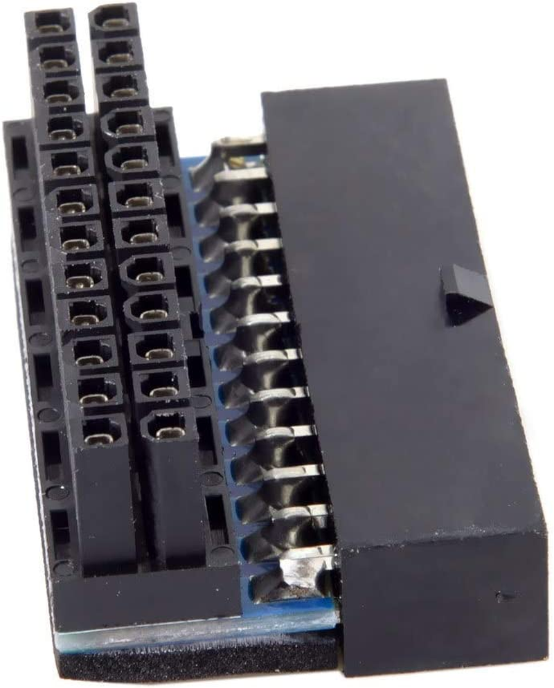 ATX 24Pin Female to 24Pin Male 90 Degree Power Adapter Mainboard Motherboard for Desktops PC Supply image number 3