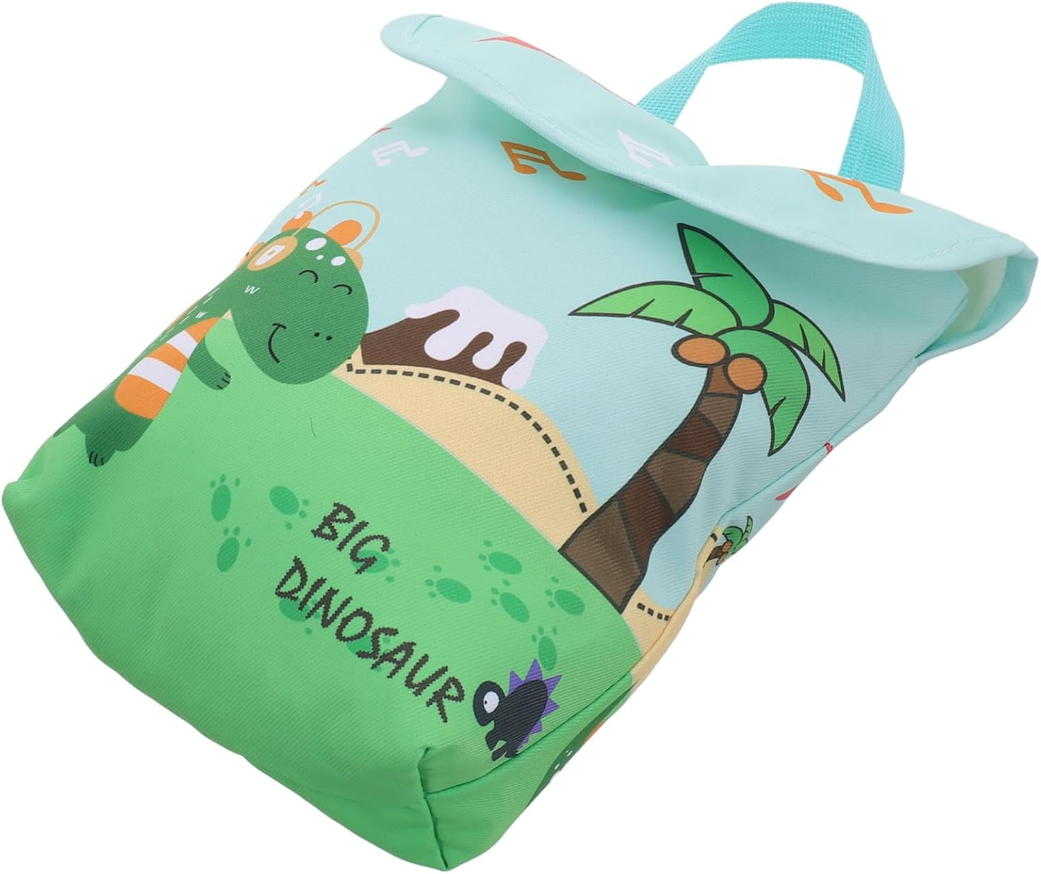 Vaguelly Portable Diaper Organizer Bag Diaper Pouch for Travel Convenient Hanging Design for Stroller Crib for Essentials and Nappy Storage Dinosaur Print image number 5