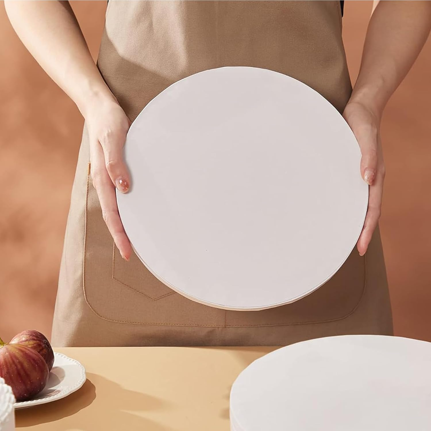 Yeanifeana 3 Pack round Cake Drums - 8/10/12 Inch Greaseproof Cake Boards, Sturdy White Cardboard Base for Tiered & Heavy Cakes