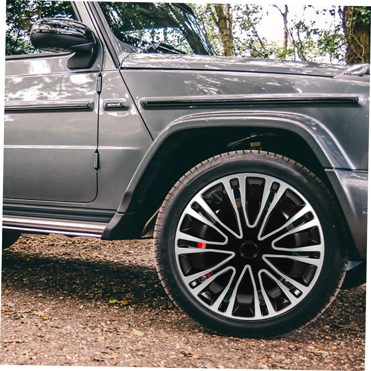 GETAJGHSD Hubcap Decoration for Car Wheel Hub Cover Replacement Fit for Vehicle Wheel Accessories Trailer Hub Cover Alternative image number 2