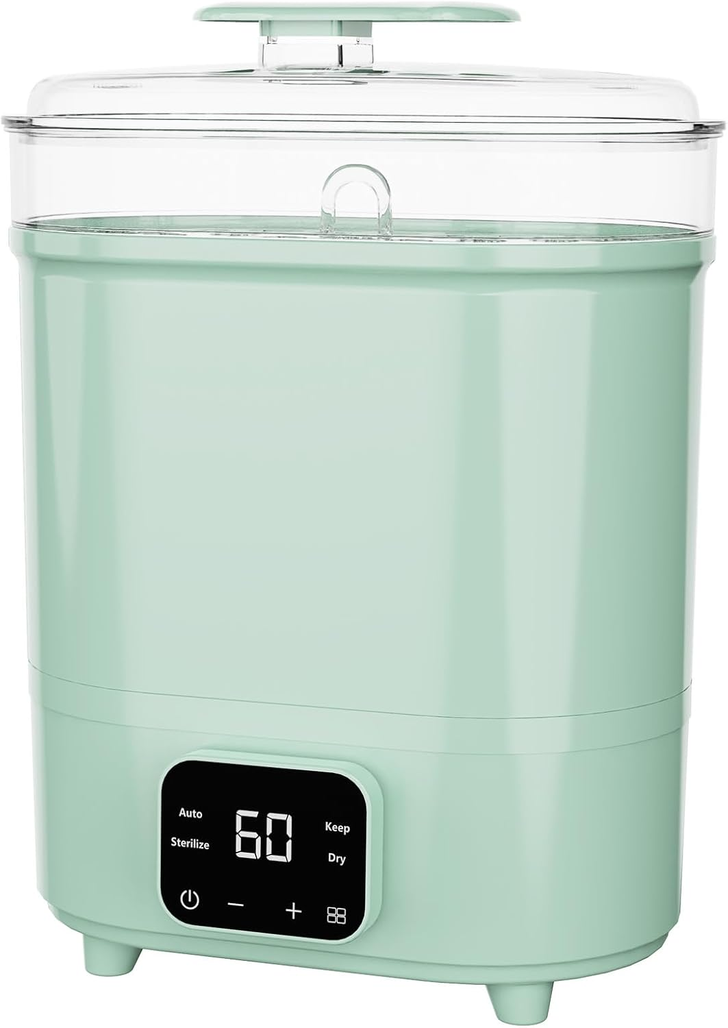 Baby Bottle Steriliser and Dryer, Electric Steam Steriliser, Universal Fit for All Baby Items, Breast Pump Accessories, Green