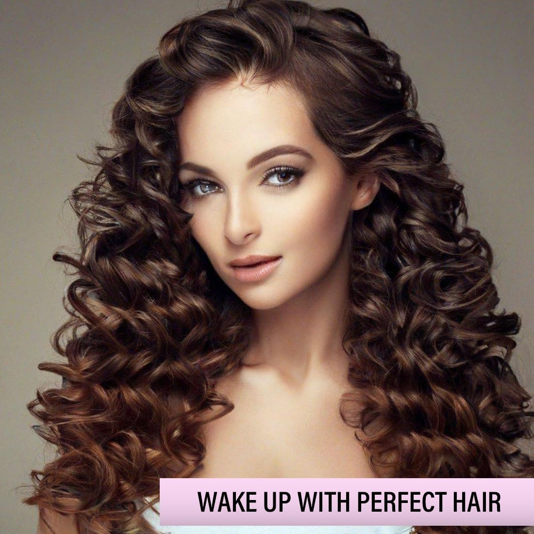 Heatless Small Curling Rods Headband, Non-Slip Heatless Curls, Curls without Heat, Hair Curler DIY Hair Curling Band Hairstyle Set for Long Medium Hair image number 1